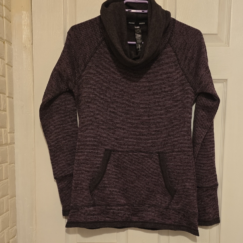 RBX Women's Purple Cowl Neck Sweater